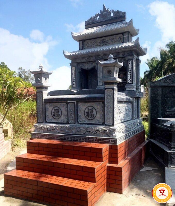 Mẫu lăng mộ đá hai mái