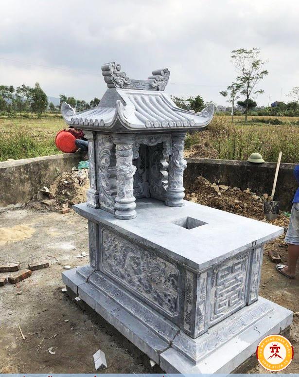 Mẫu lăng mộ đá một mái