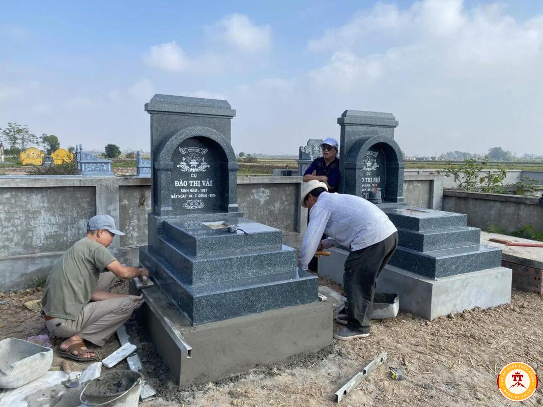 Ưu điểm nổi bật của mẫu mộ xây gạch đơn giản